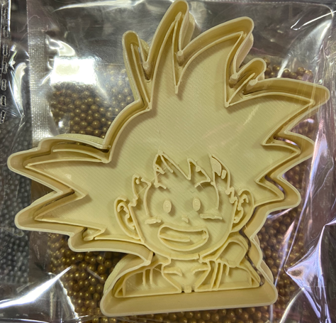 CORTADOR MAS MARCADOR DE GALLETAS, GOKU NIÑO