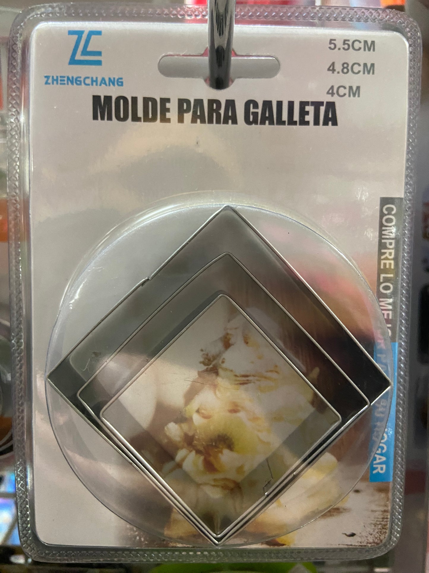 Set Cortadores de galletas, Cuadrados