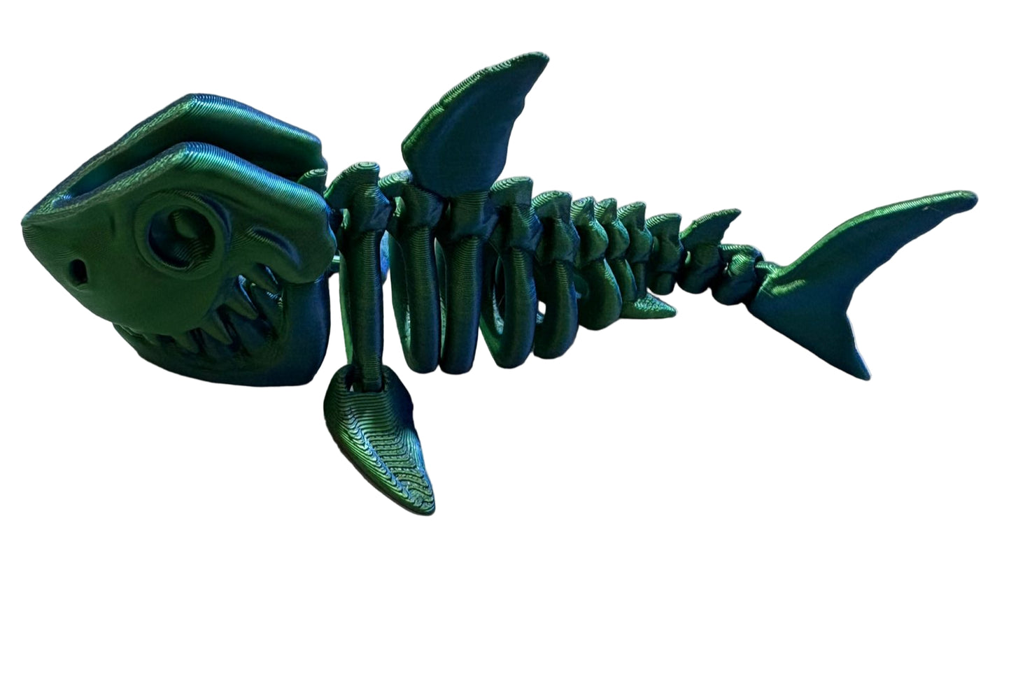 Figura 3d Tiburón Multicolor 15 cm