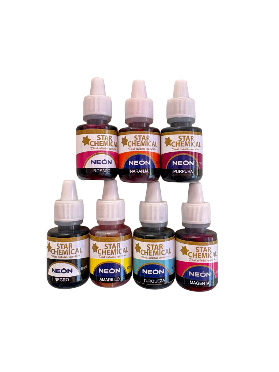 Colorantes Gel Neon Star Chemical 10ml.