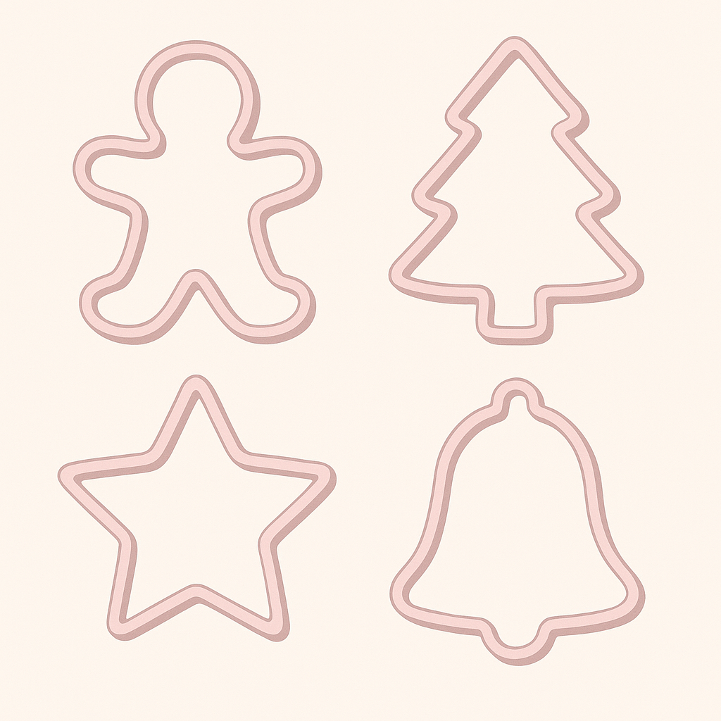 CORTADORES DE GALLETAS, SOLO CONTORNO