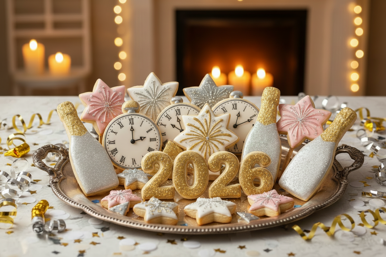 CORTADORES DE GALLETAS AÑO NUEVO