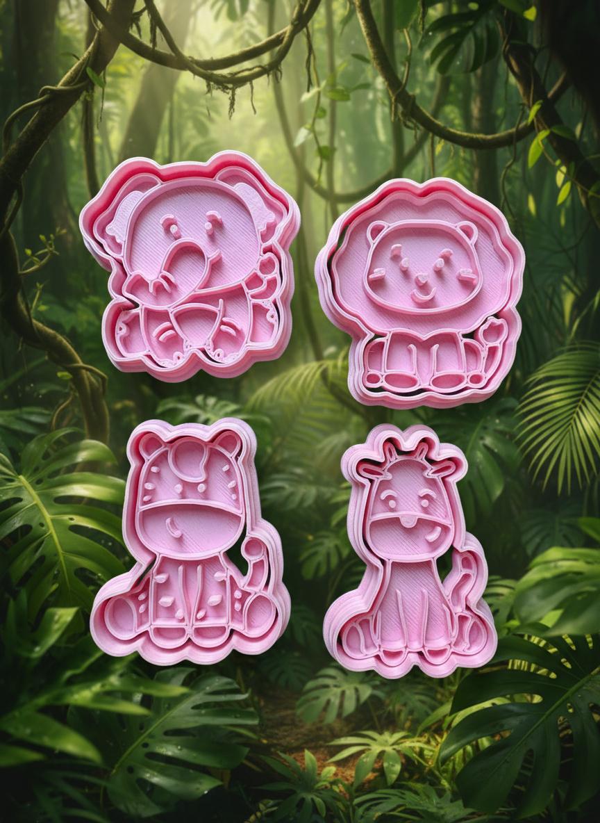 CORTADORES DE GALLETAS ,ANIMALES Y DINOSAURIOS