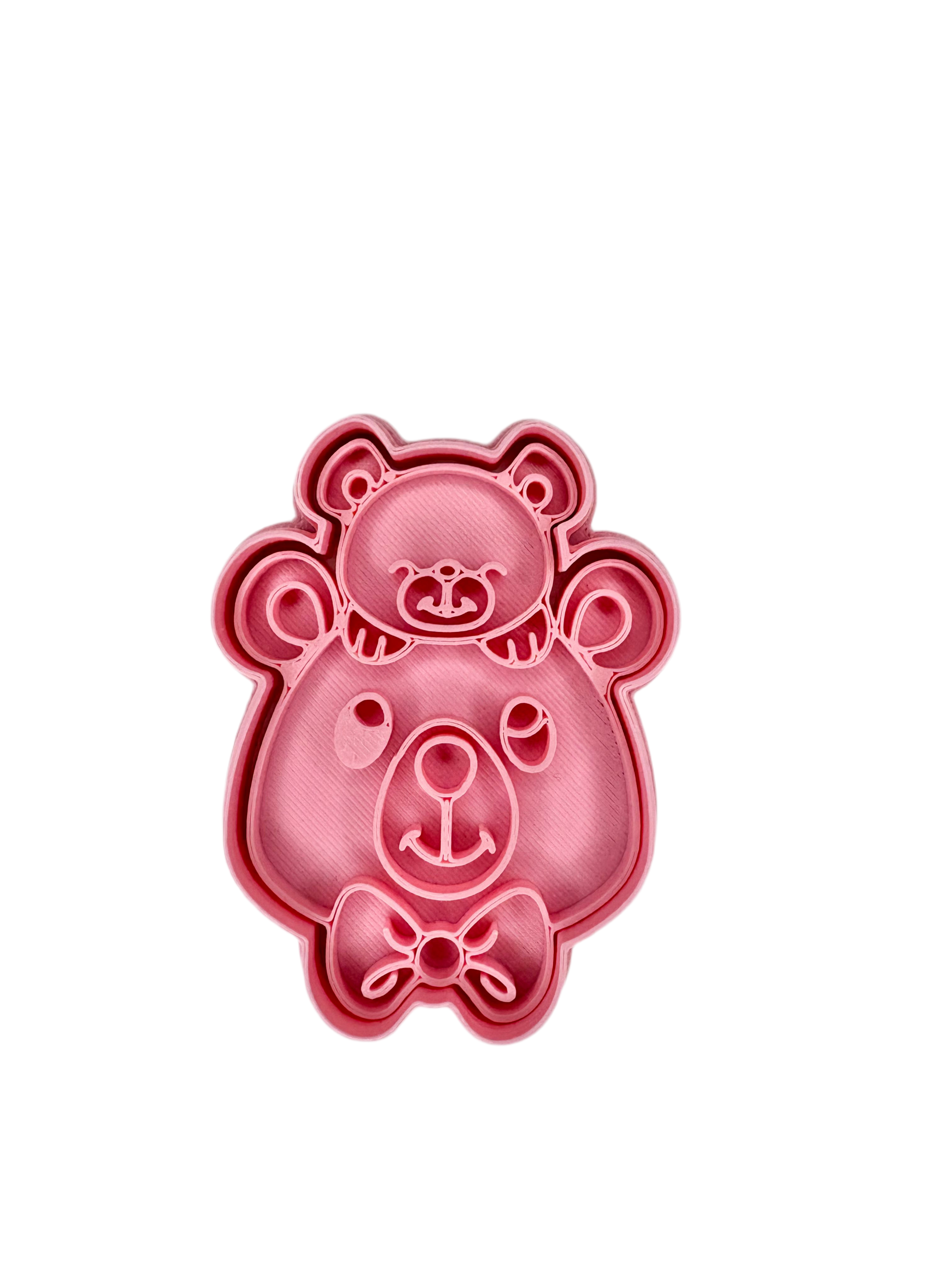 Cortador más marcador de galletas, Oso con bebe oso