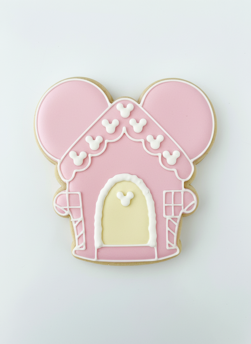Cortador más marcador de galletas, Casa de jengibre Mickey
