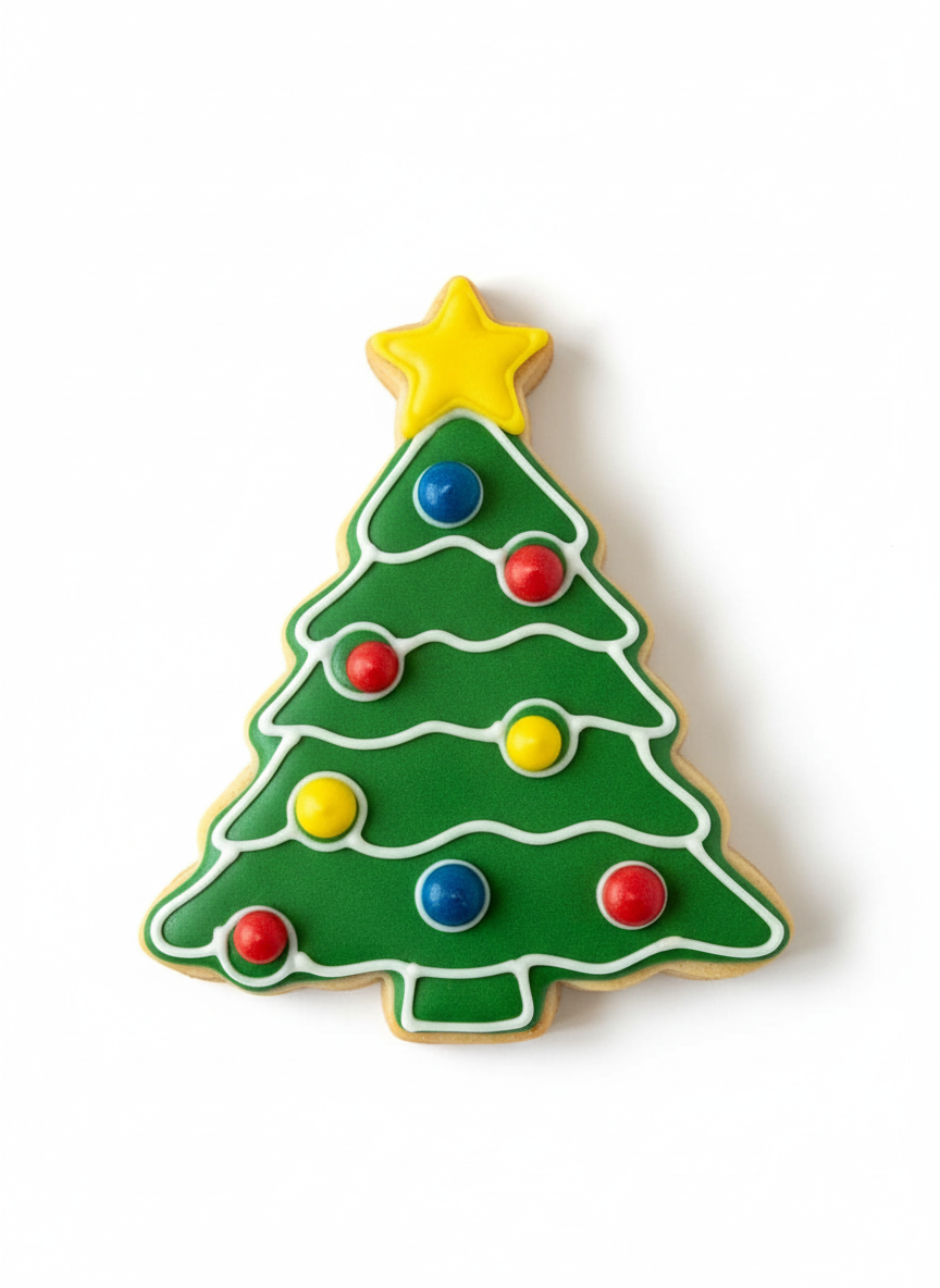 Cortador más marcador de galletas, Árbol de navidad 1