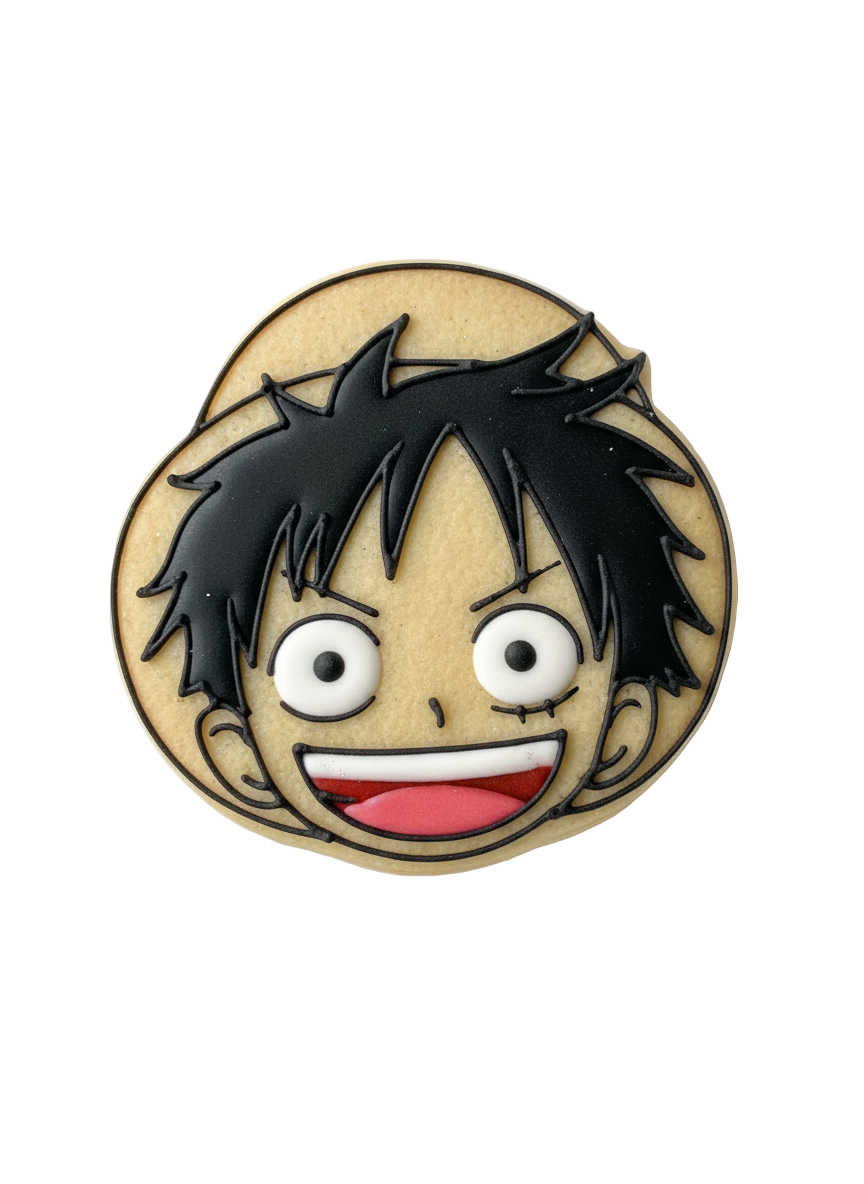 Cortador más marcador de galletas, Cara Luffy One piece