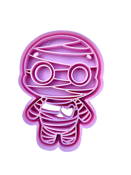 Cortador más marcador de galletas, Momia Halloween