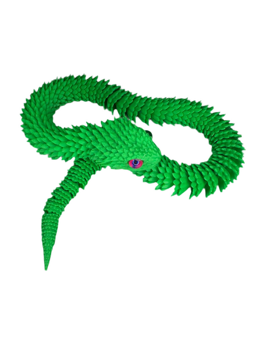 Figura 3d Serpiente Verde 20 cm