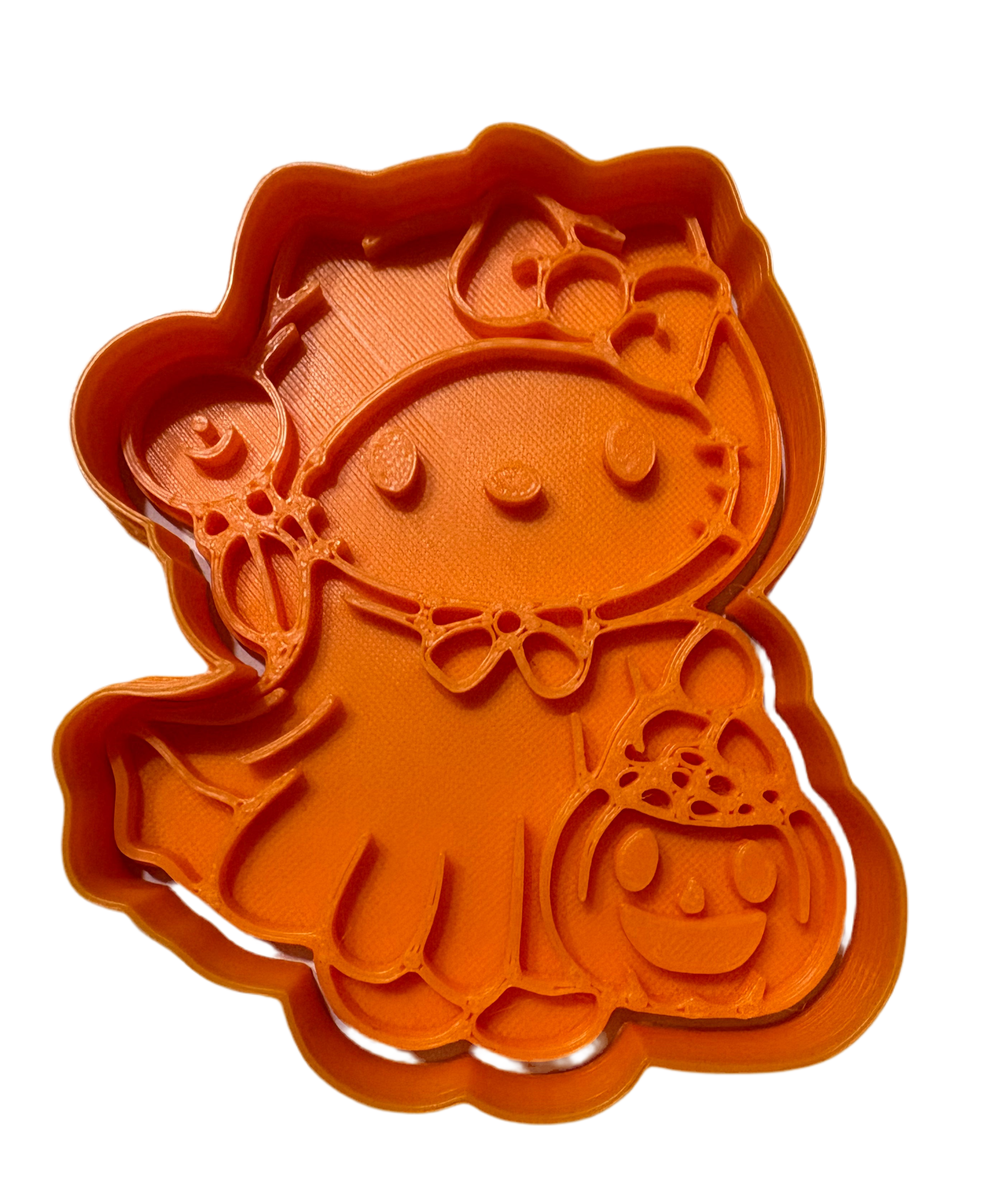 Cortador más marcador de galletas, Hello kitty calabaza 3