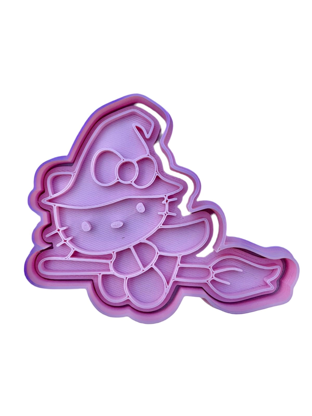Cortador más marcador de galletas, Hello kitty brujita