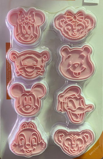 Set Cortadores más marcadores de galletas, Personajes Disney