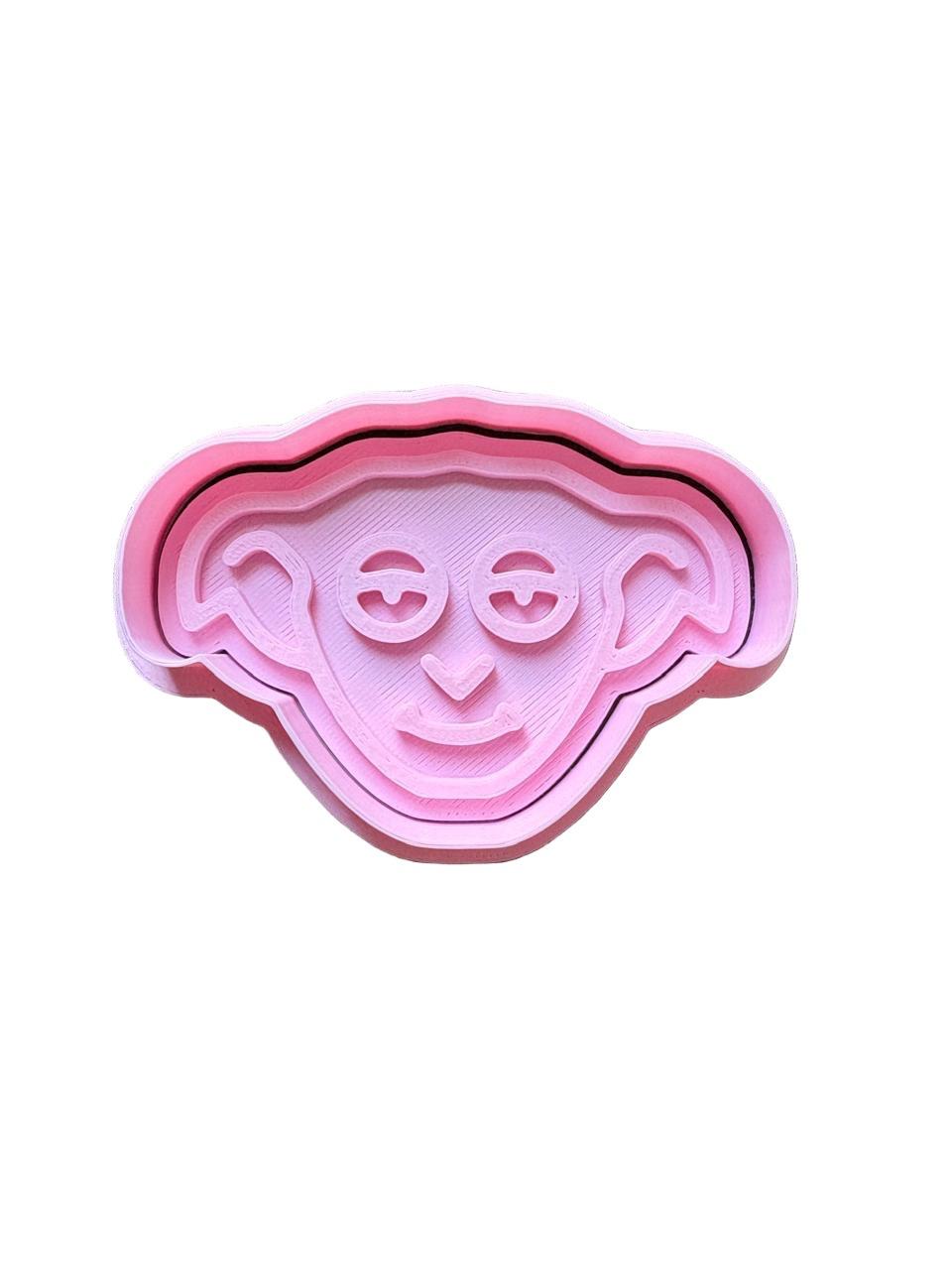 Cortador más marcador de galletas, Cara Dobby (Harry Potter)