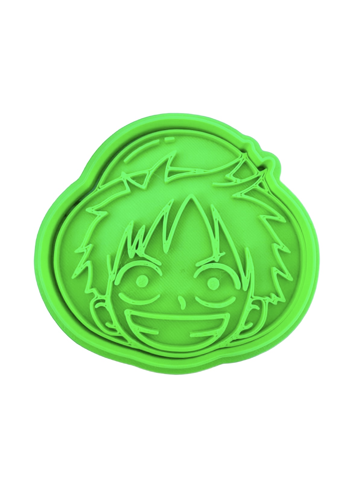 Cortador más marcador de galletas, Cara Luffy One piece