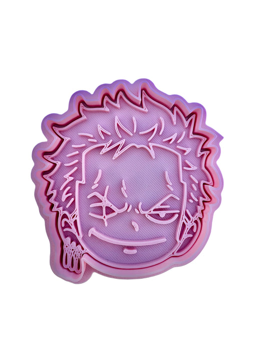 Cortador más marcador de galletas , Cara Zoro One Piece