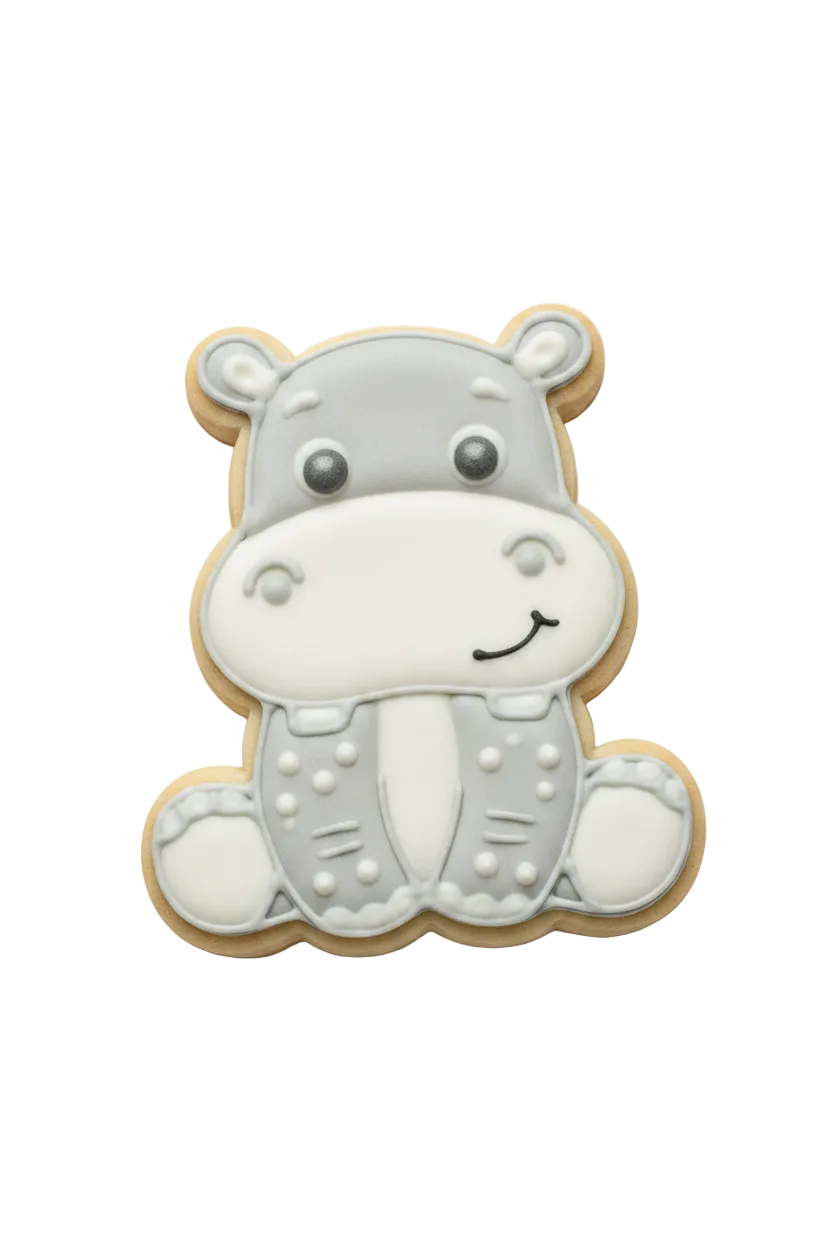 Cortador de galletas Hipopótamo Bebe
