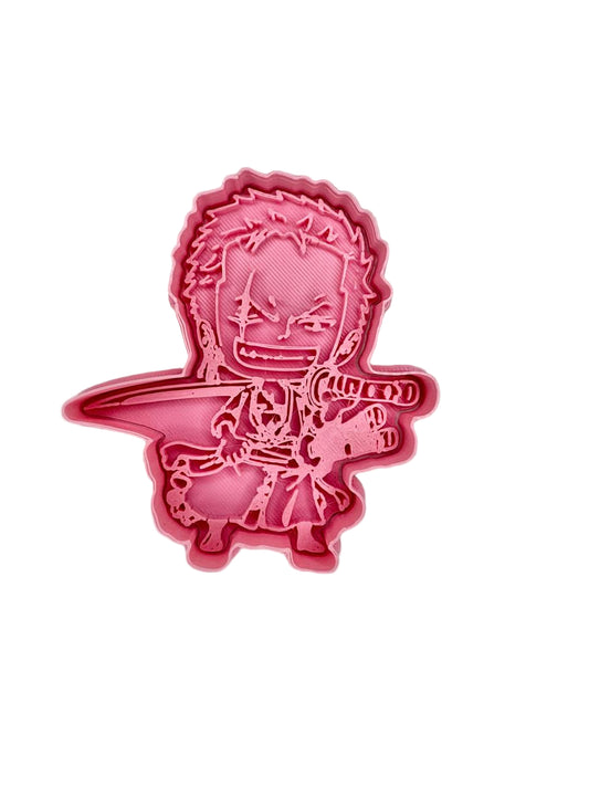 Cortador más marcador de galletas, Zoro One Piece