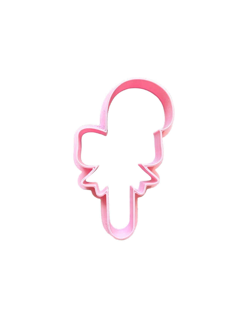 Cortador de galletas, bastón de dulce con moño