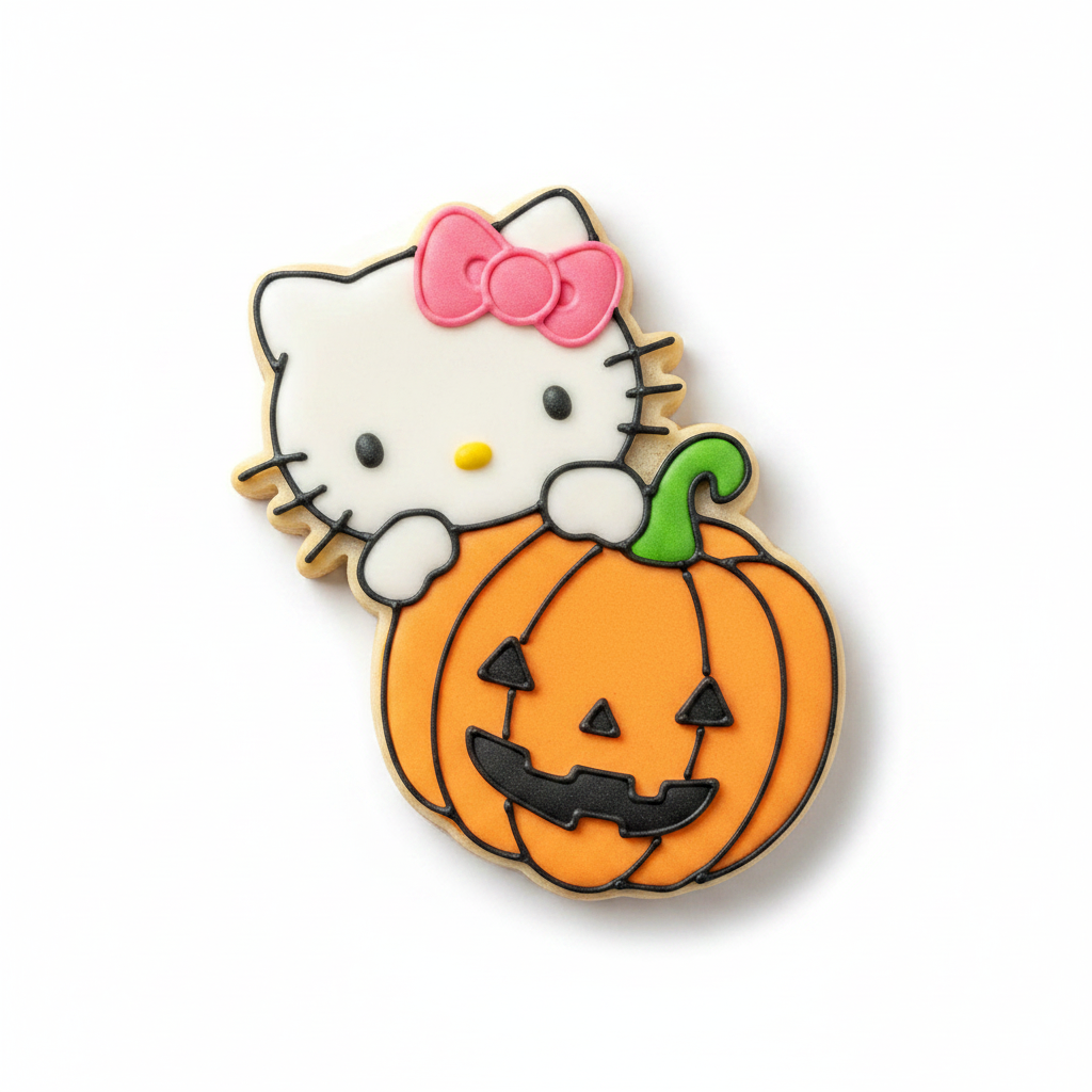 Cortador de galletas Hello kitty calabaza Halloween