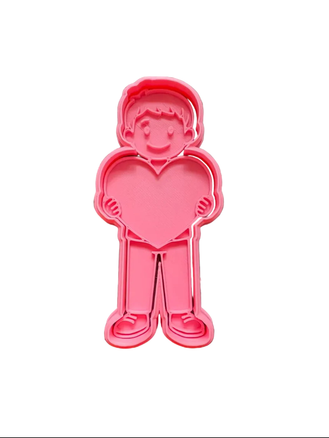 Cortador de galletas niño corazón