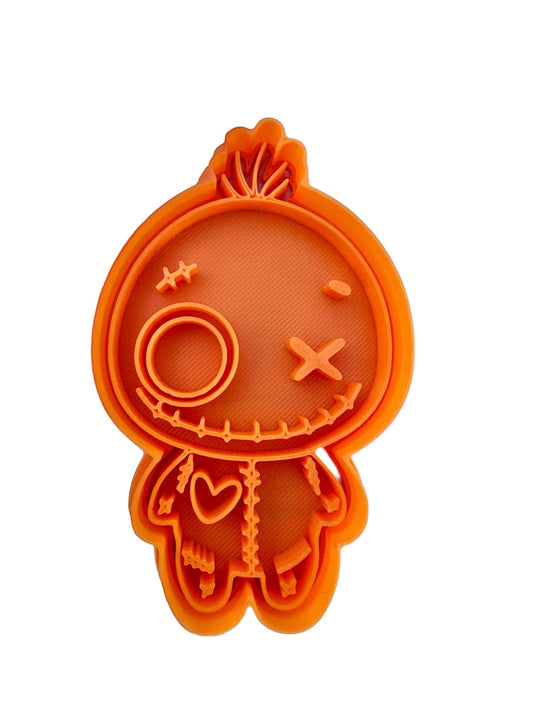 Cortador más marcador de galletas, Muñequito Vudú