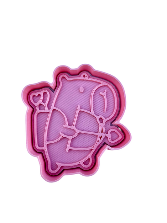 Cortador más marcador de galletas, Capibara querubín