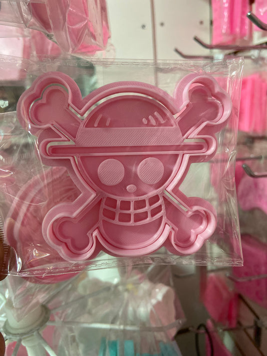 Cortador más Marcador CALAVERA ONE PIECE