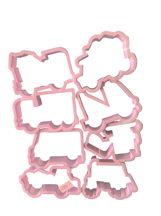 Set Cortadores de galletas, Vehículos