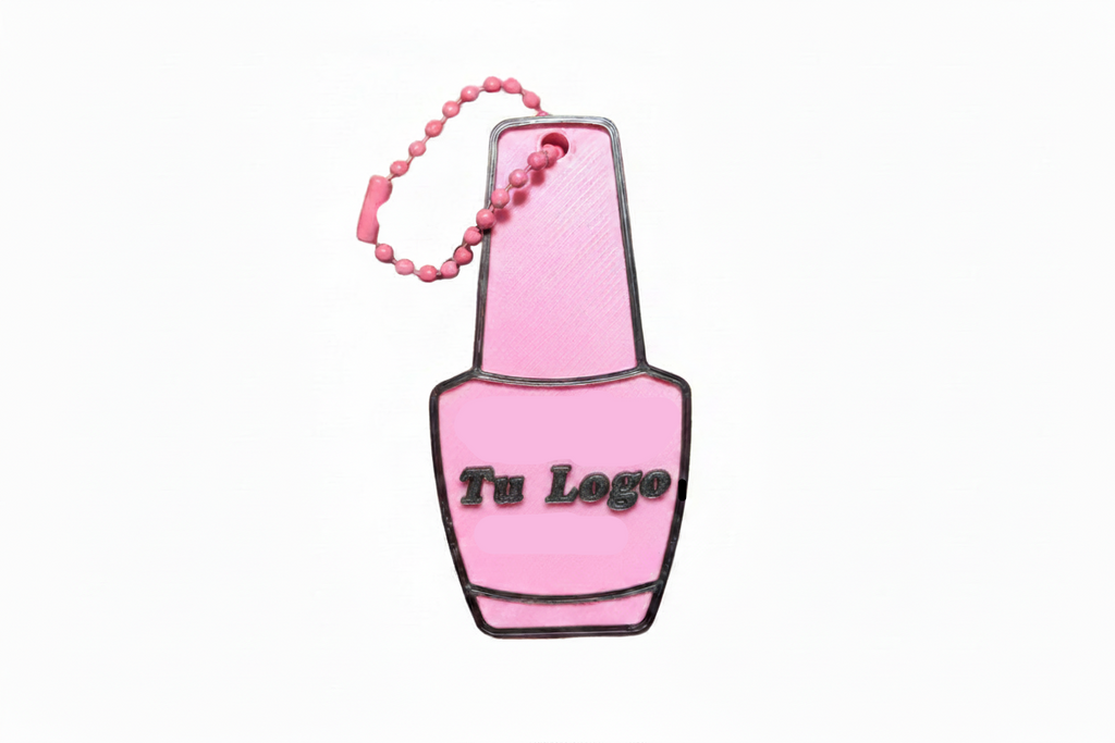 Llavero Abre Latas Esmalte de Uñas Personalizable 12un