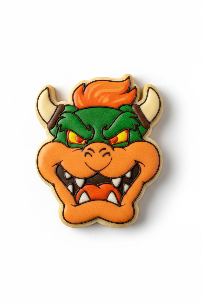 Cortador más marcador de galletas, Browser (Mario Bros) Cara
