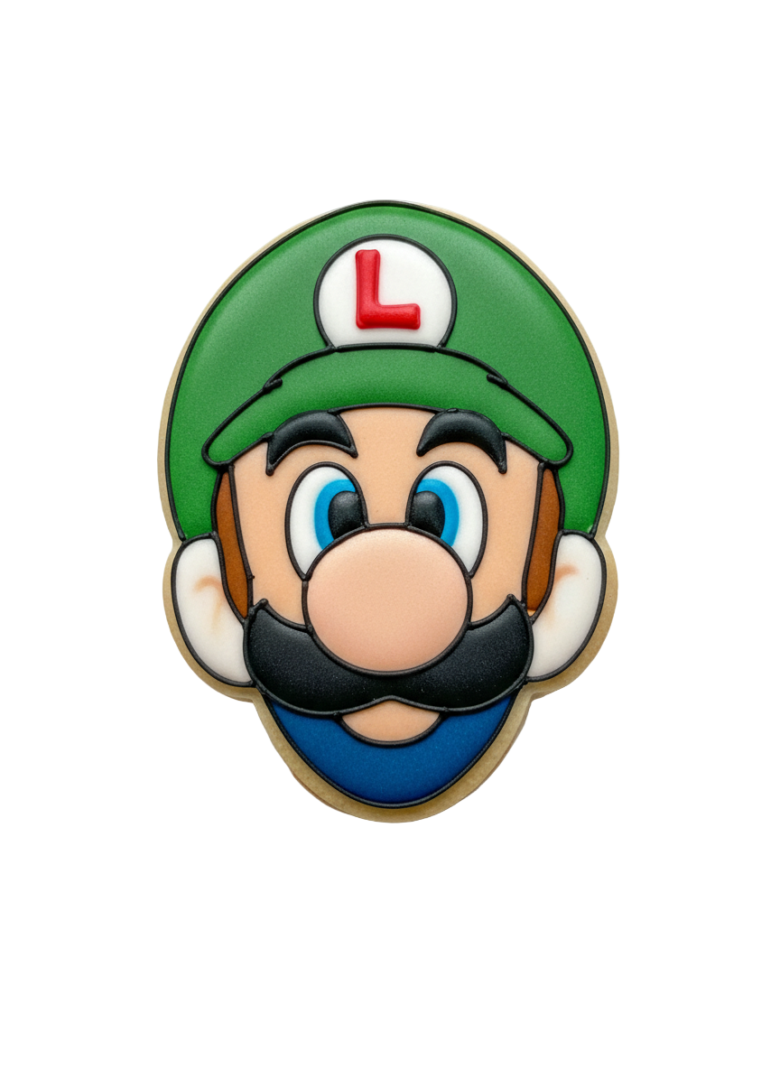 Cortador más marcador de galletas, Luigi (Mario Bros )