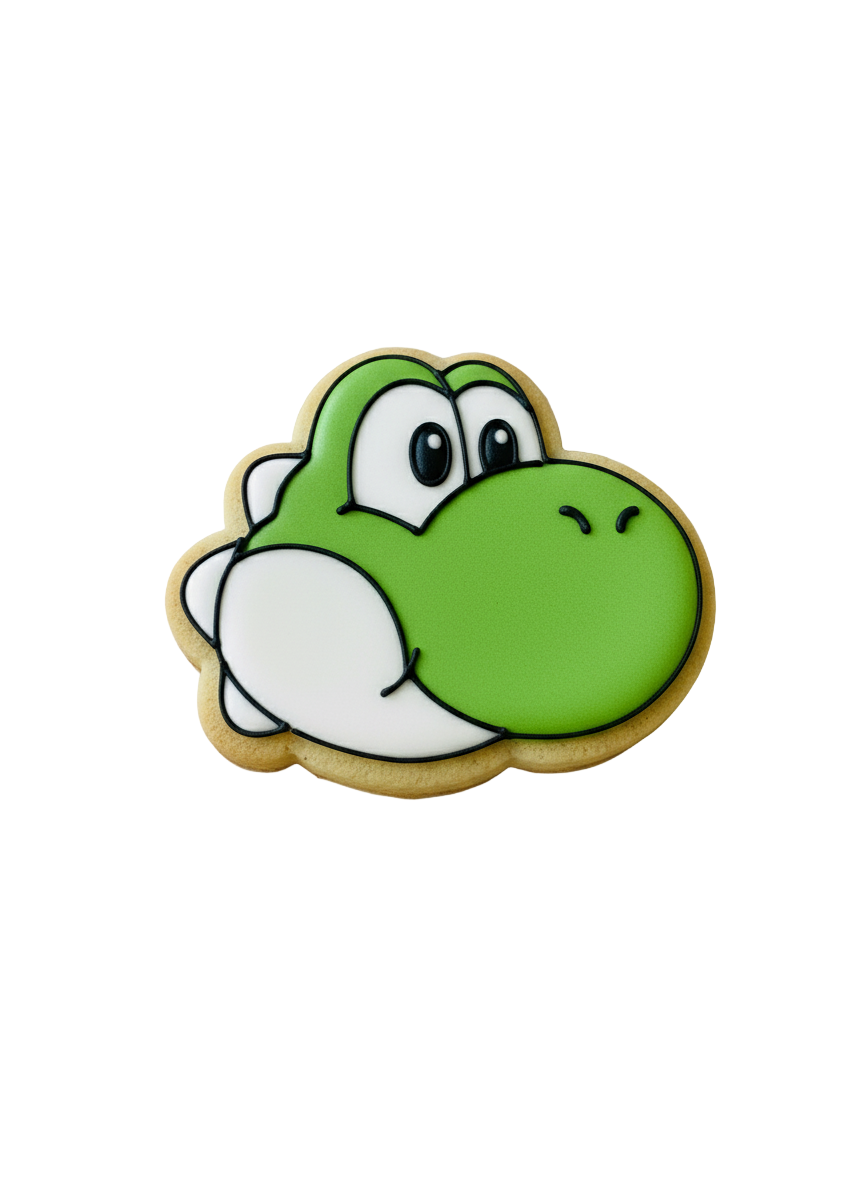 Cortador más marcador de galletas, Yoshi (Mario Bros).