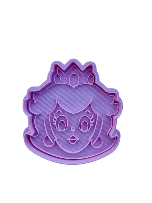 Cortador más marcador de galletas, Princesa Peach (Mario Bros.) Cara