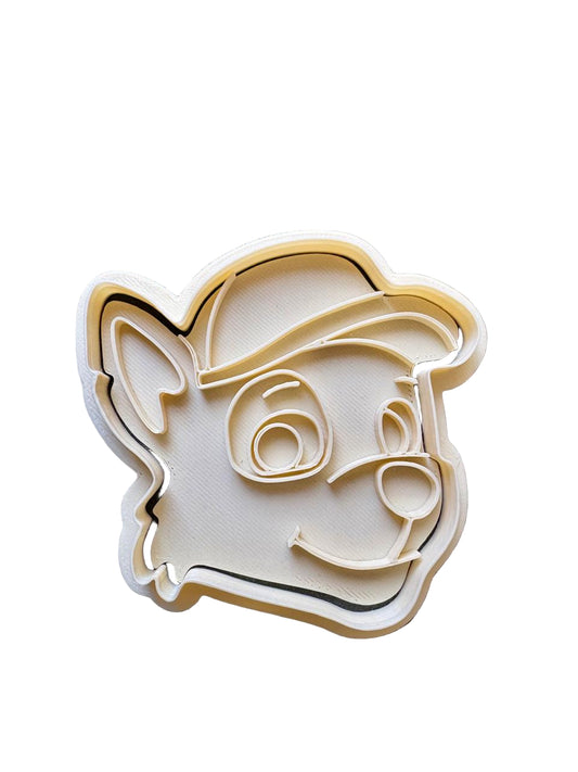 Cortador más marcador de galletas ,Rocky Paw Patrol