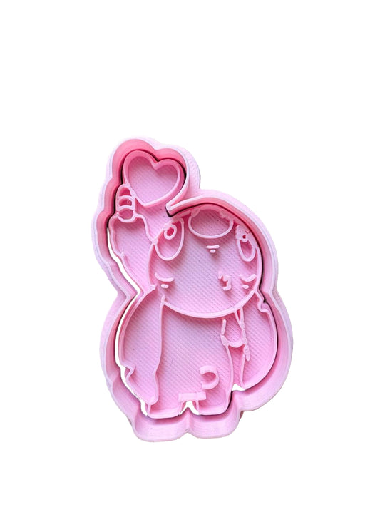 Cortador más marcador de galletas, Stich corazón 1