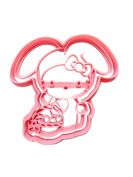 Cortador más marcador de galletas, Hello Kitty canasta pascua