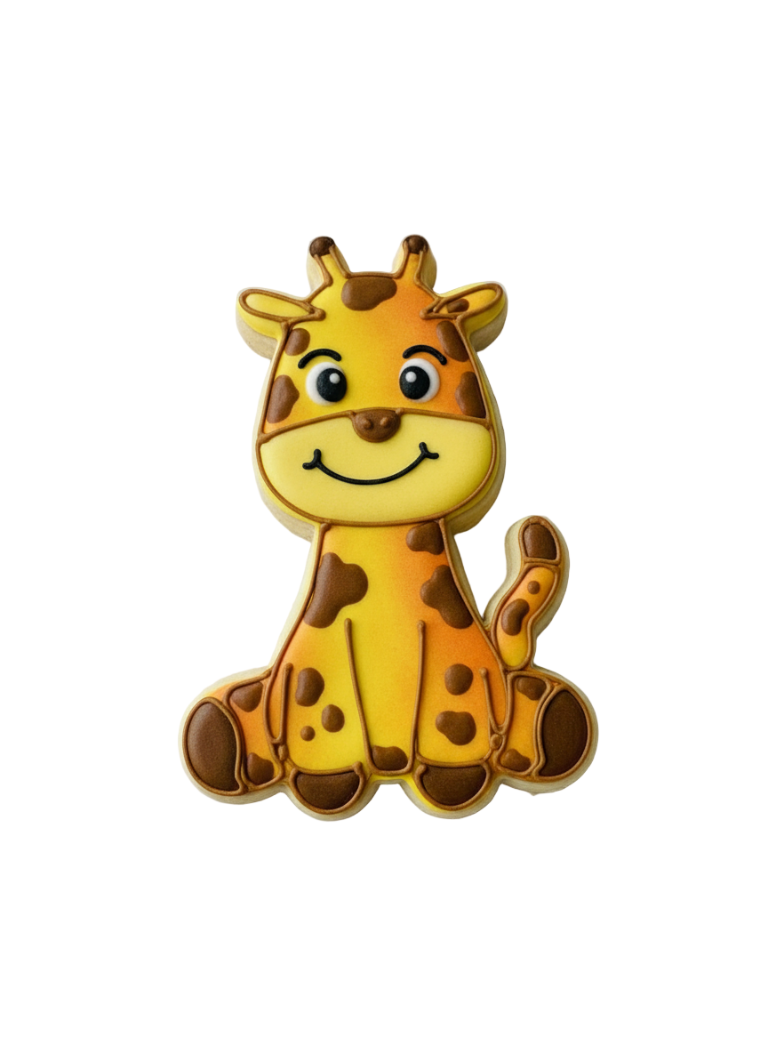 Cortador más marcador de galletas, Jirafa bebe