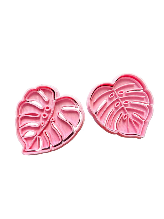 Cortador más marcador de galletas, Hojas de Monstera