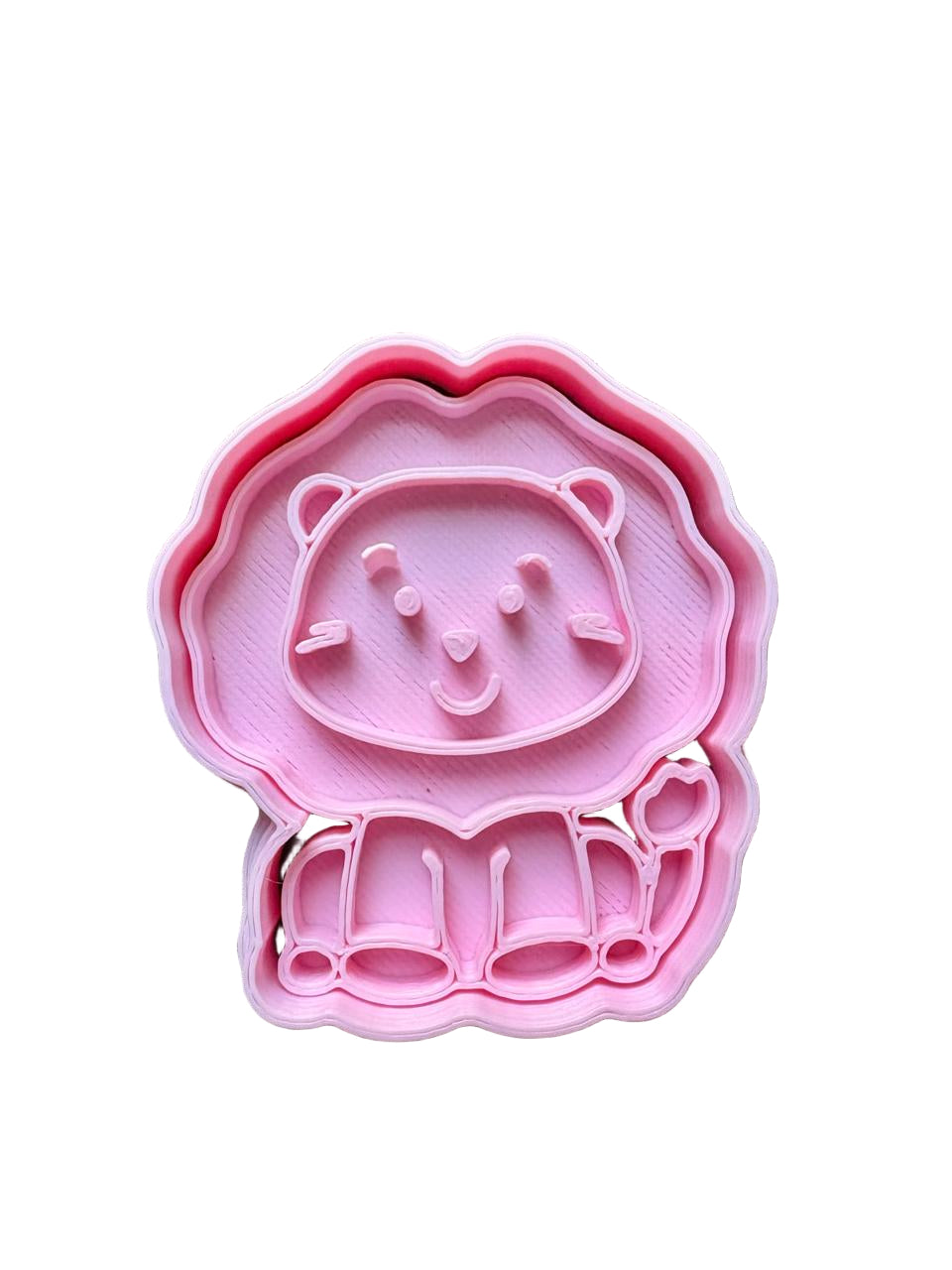 Cortador más marcador de galletas, León bebe