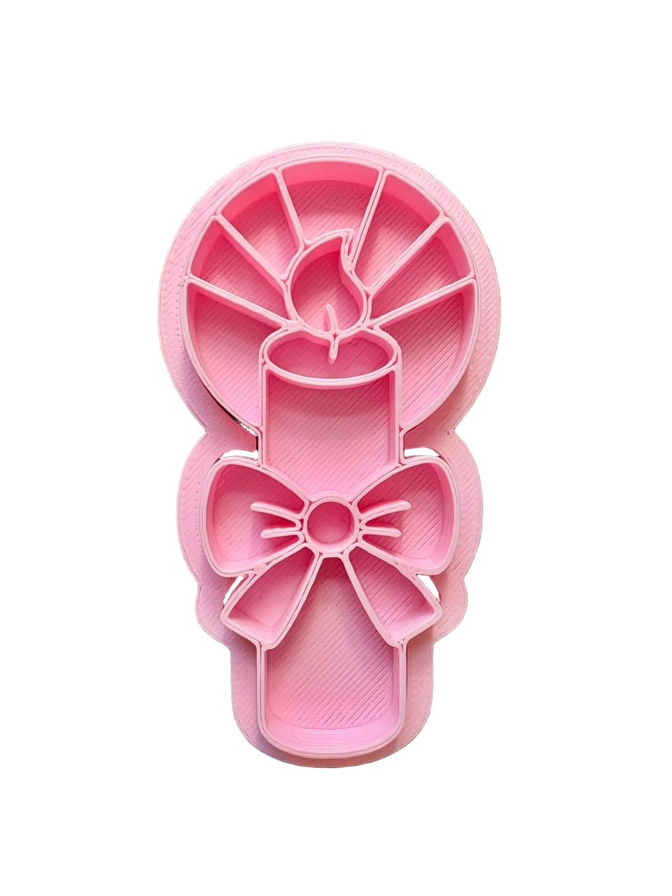 Cortador más marcador de galletas, Vela con cinta