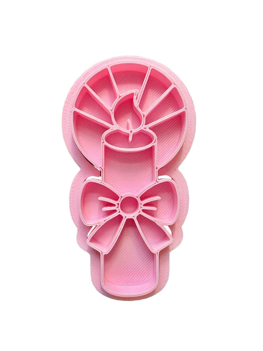 Cortador más marcador de galletas, Vela con cinta