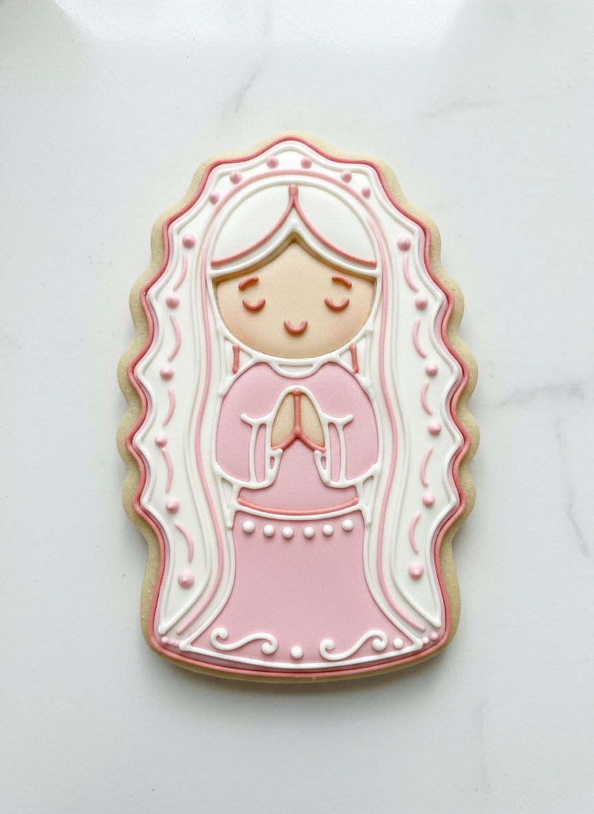 Cortador más marcador de galletas, Virgen