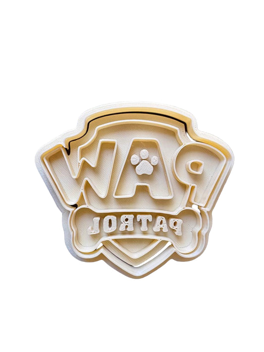 Cortador más marcador de galletas, Logo Paw Patrol