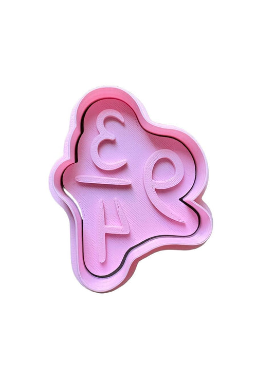 Cortador más marcador de galletas, Estación 9 3/4 (Harry Potter)