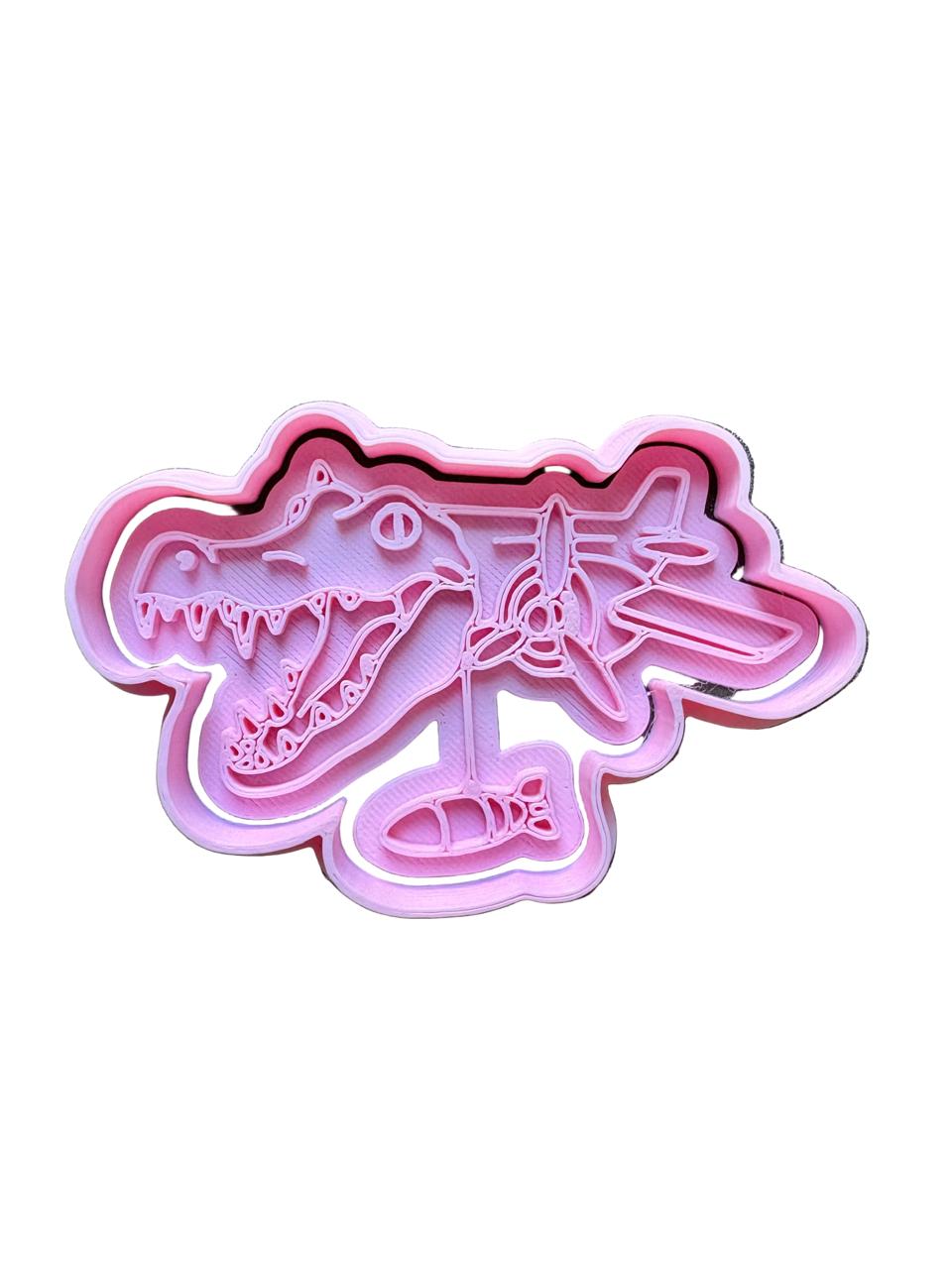 Set Cortadores mas marcadores de galletas , Brainrot 9Pzs