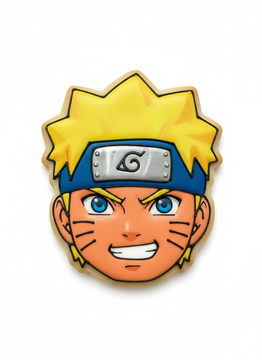 Cortador más marcador de galletas ,Cara Naruto