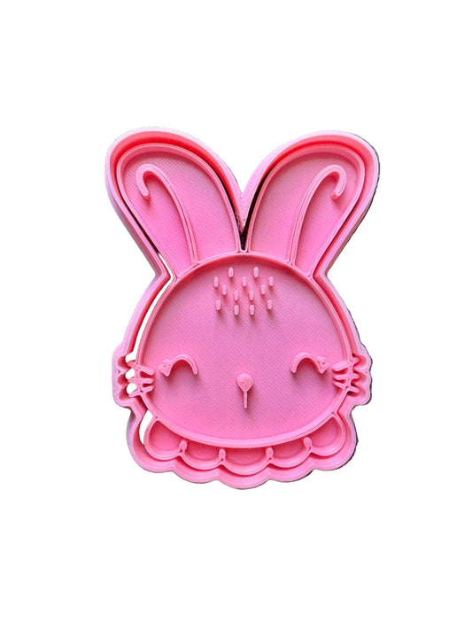 Cortador más marcador de galletas, Conejita Blonda