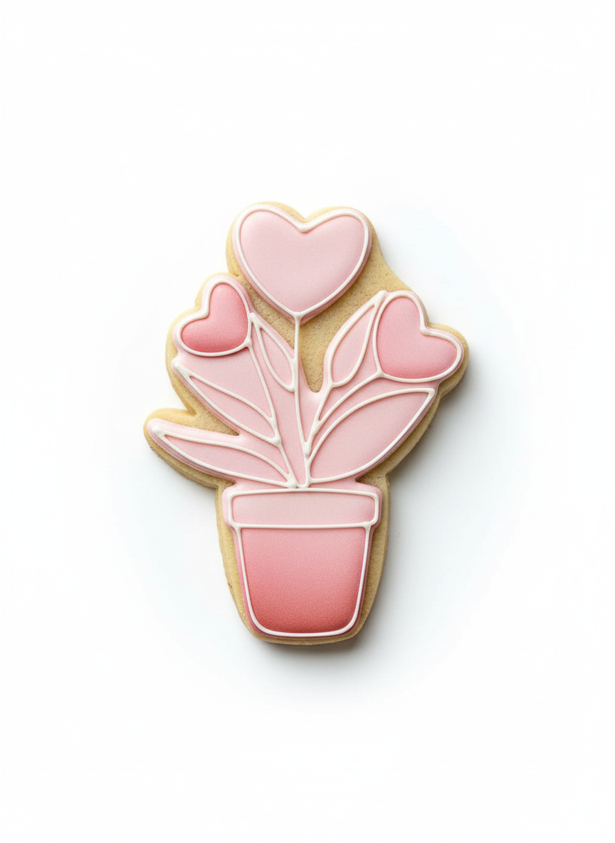 Cortador más marcador de galletas, Tulipanes