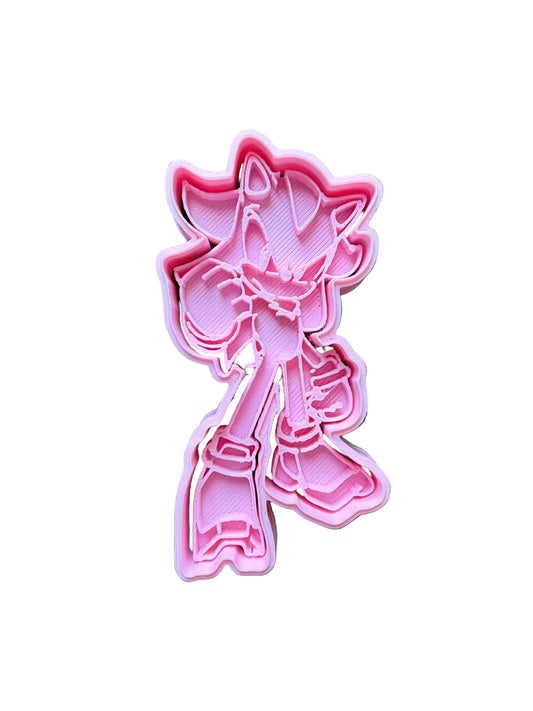 Cortador más marcador de galletas, Shadow (Sonic)