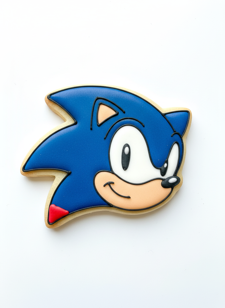 Cortador más marcador de galletas, Cara Sonic